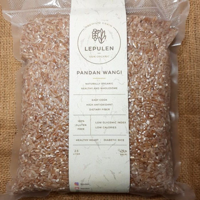 

BERAS MERAH ORGANIC PANDAN WANGI READY SELALU - 2.5 Liter