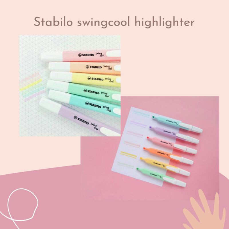 

Stabilo Swingcool Pastel Color Highlighter