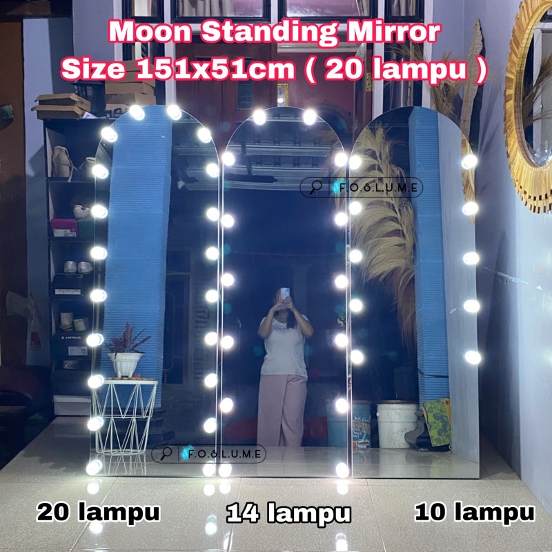 STANDING MIRROR OVAL