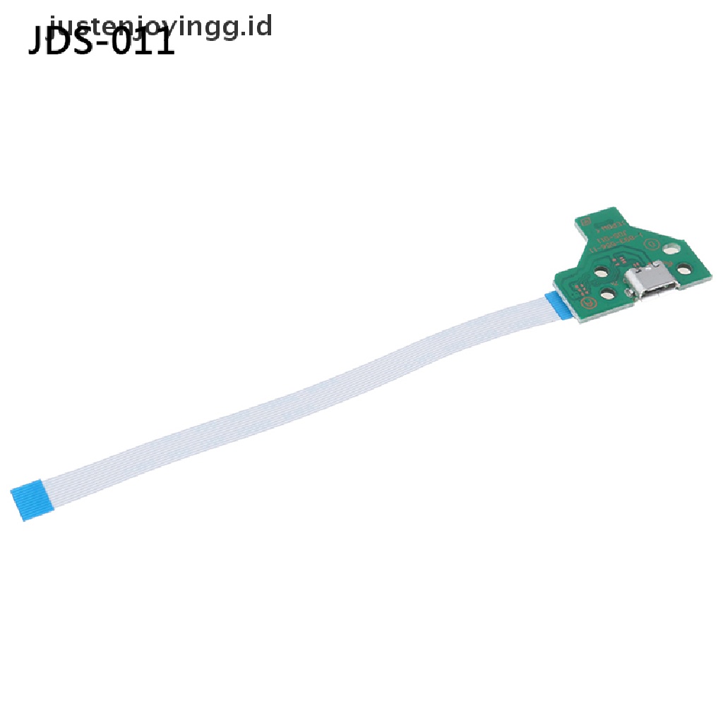 // justenjoyingg.id // USB Charging Port Socket Circuit Board 12Pin JDS 011 030 040 For PS4 Controller ~