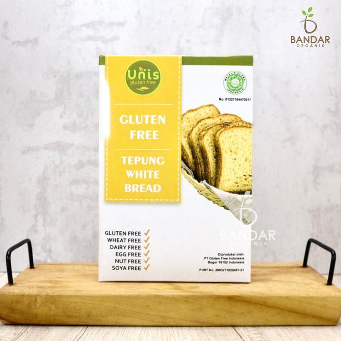 

TERMURAH Unis Gluten Free - Tepung Roti Tawar 500gr / White Bread Flour