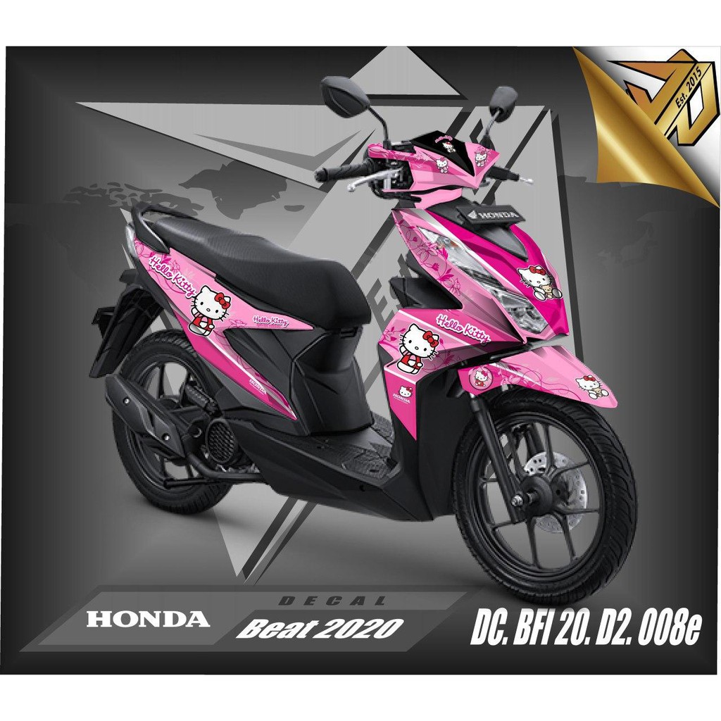 31 Download Modifikasi Motor Beat Gambar Hello Kitty 