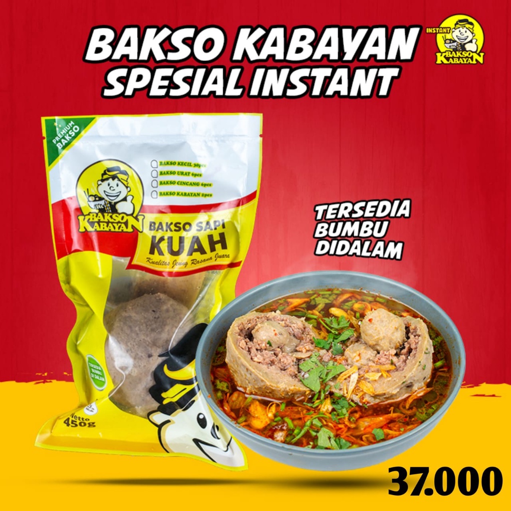 

Bakso Kabayan Spesial Baso Beranak Kabayan Praktis Tinggal Rebus