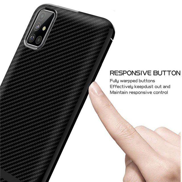 REALME 6 / REALME 6 PRO / REALME NARZO SOFT CASE RUGGED CARBON ARMOR COVER