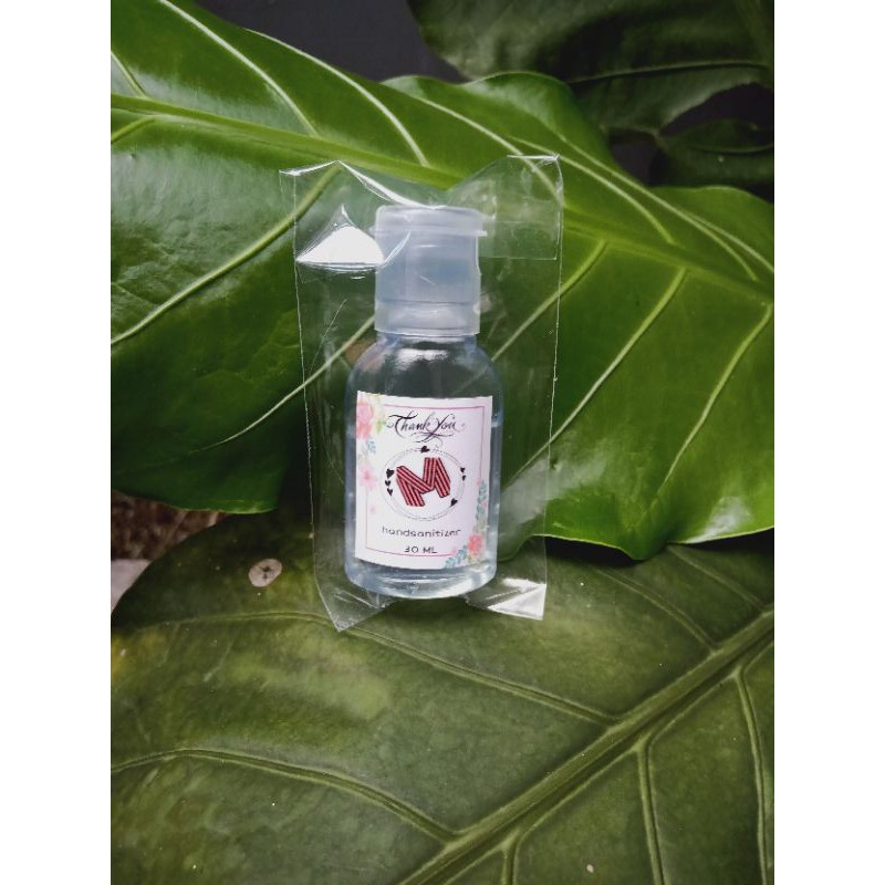 

souvenir handsanitizer stiker custom kemas plastik