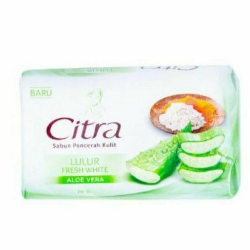 Citra Fresh Glow Aloe Vera 70gram Sabun Batang