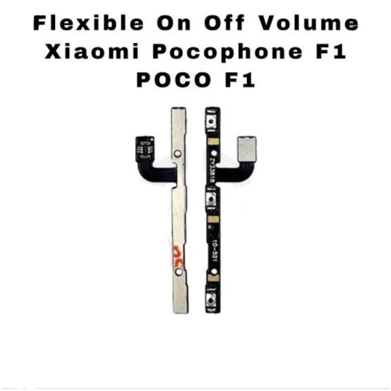 flex flexible power on off volume poco phone pocophone f1