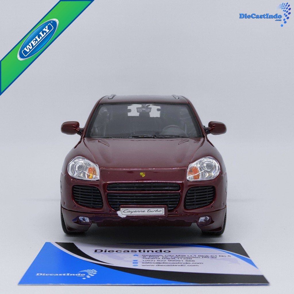 Welly Nex Porsche Cayene Turbo Merah Skala 1:24