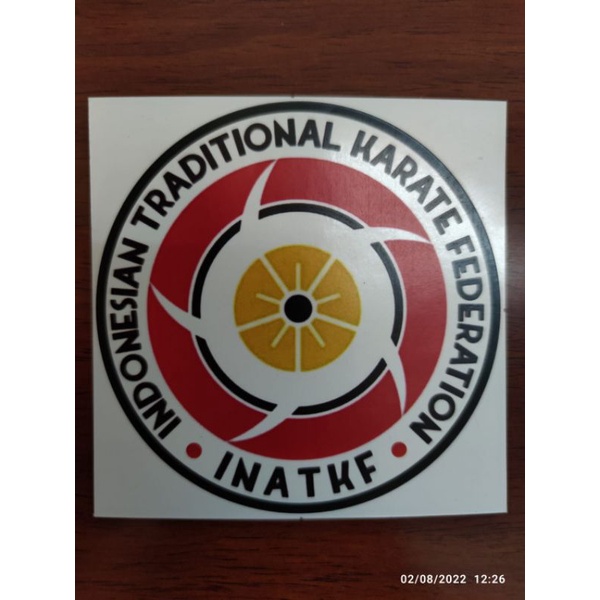 

Stiker INATKF ukuran 9cm×9cm
