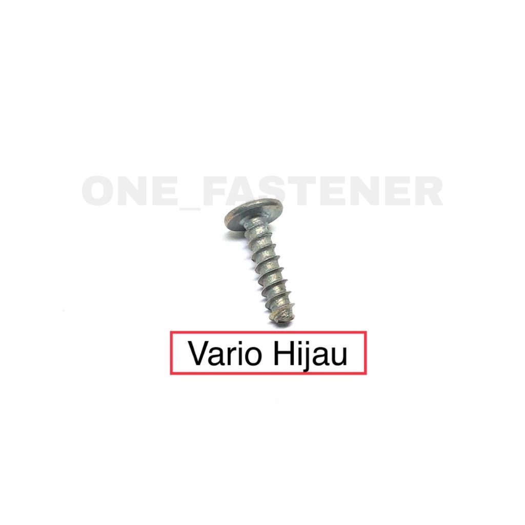 100 Pcs Sekrup Only baut body Vario 4x16 HIJAU skrup honda matic Beat