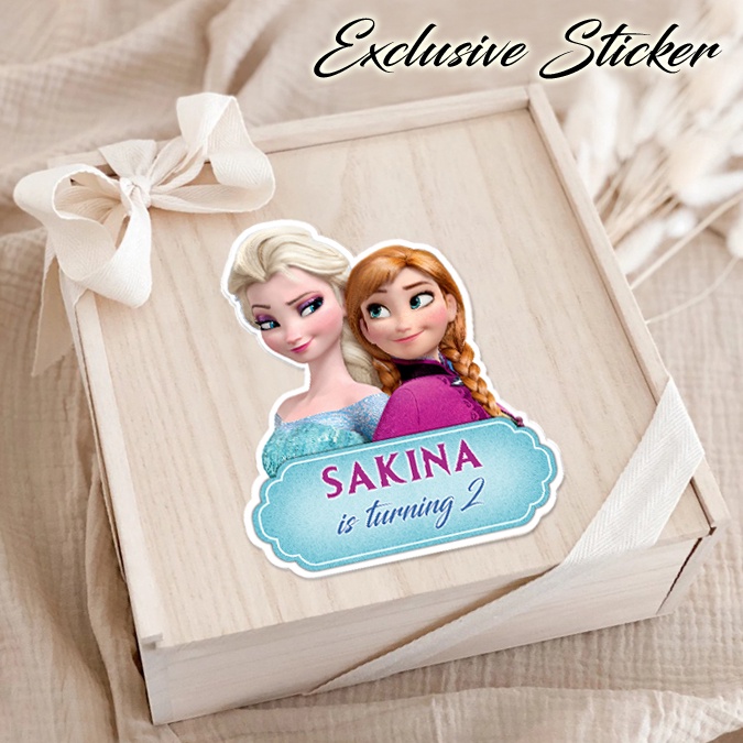 

50 STIKER / STICKER FROZEN 2-1 UTK BAG / BENTO / SOUVENIR ULTAH ULANG TAHUN