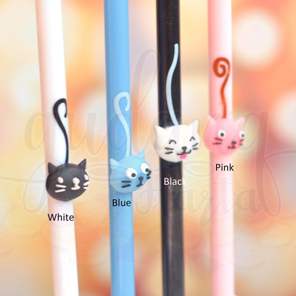 

Pulpen Kucing Lucu Unik Bolpen Ballpoint Pena Gel GH 307045