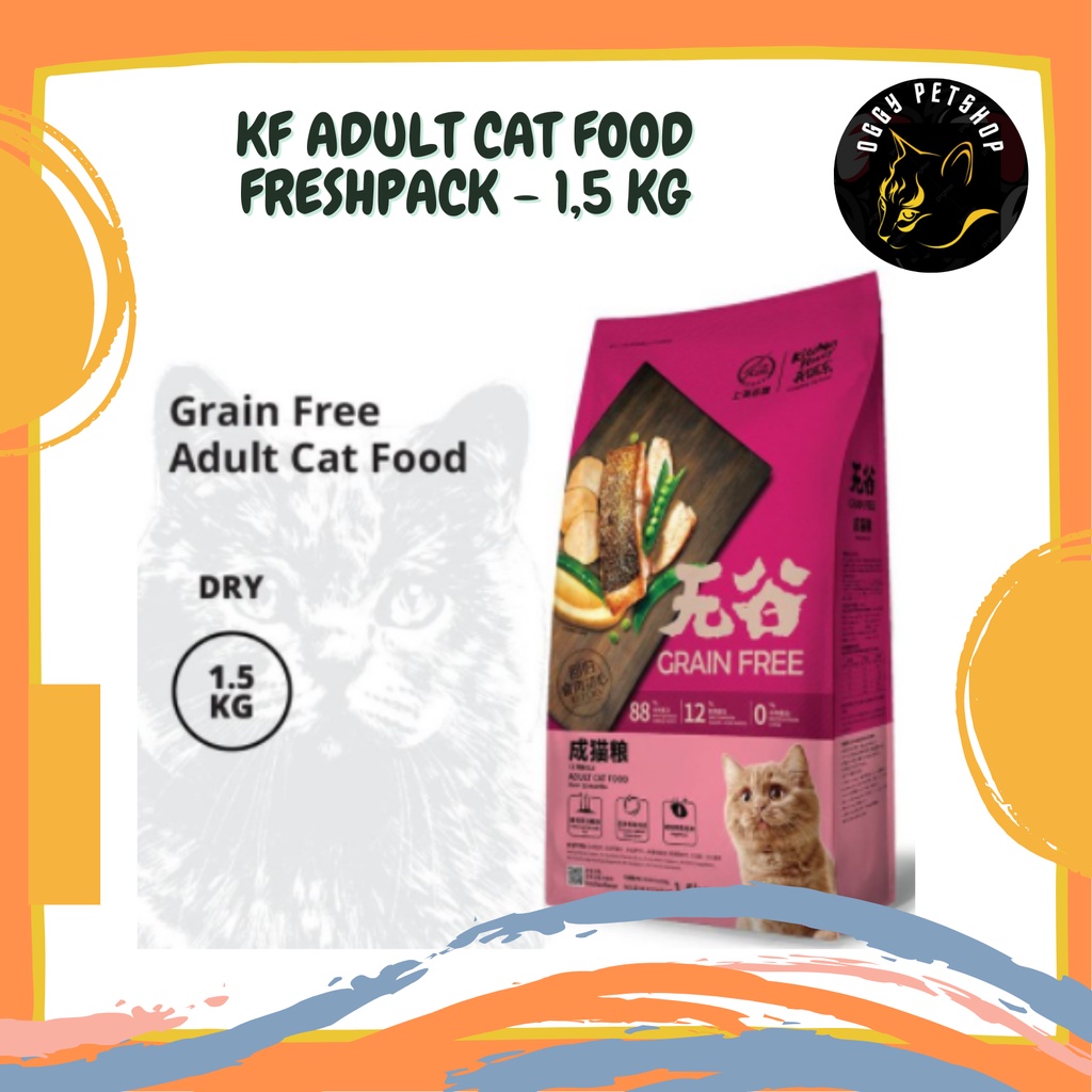 KF / KITCHEN FLAVOR Adult Cat Food DEWASA Makanan Kucing Freshpack 1,5kg