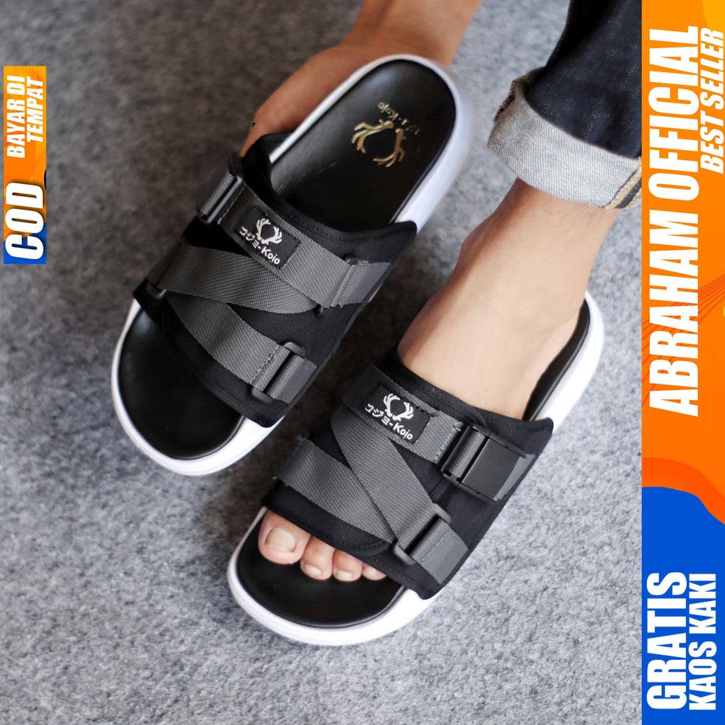 ABRHM X PANDEM sandal pria slide Slop original casual Murah Kekininan