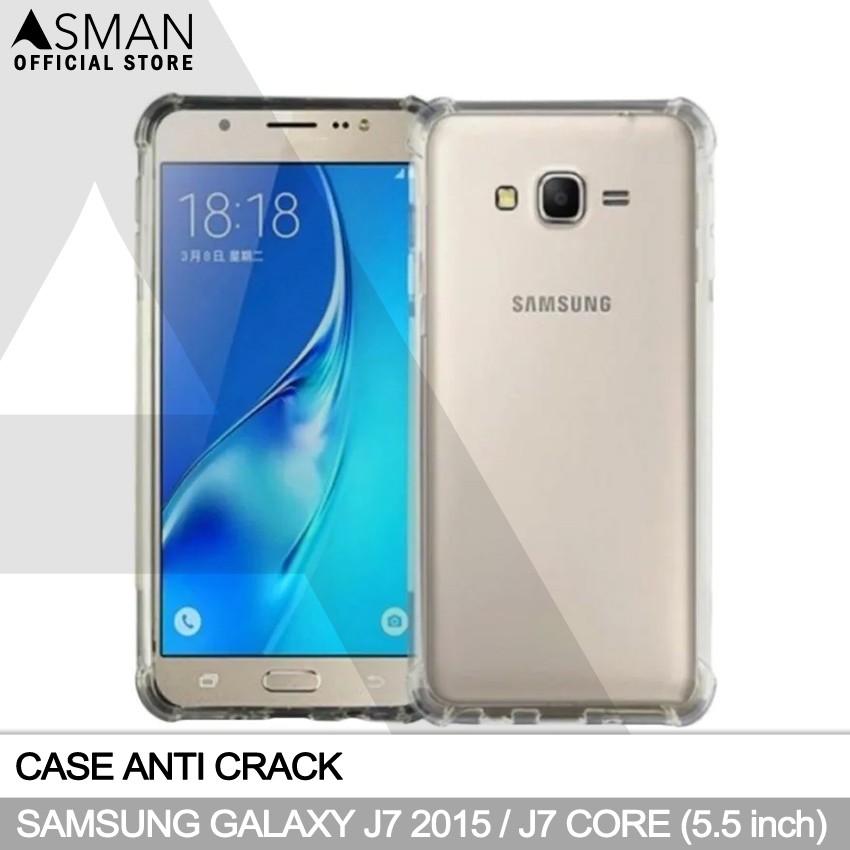 Anti Crack Samsung Galaxy J7 2015 / J700 (5.5&quot;) | Soft Case Anti Bentur - Clear