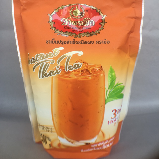 

Thai Tea Instant - Bubuk - 3 in 1 - Cha Tra Mue Brand - Original Thailand