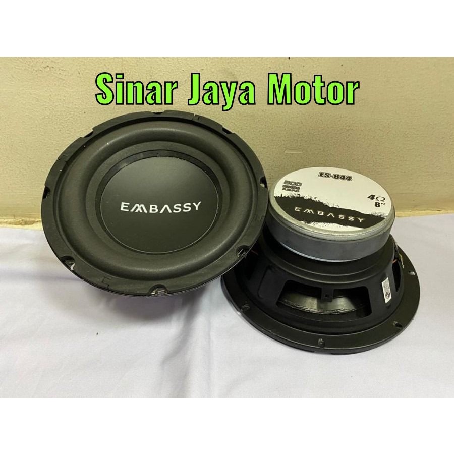 Subwoofer 8 Inch Embassy ES-844 Double Coil Embassy 500 Watt