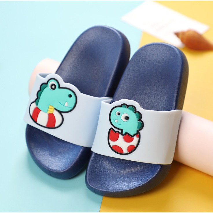 Sandal slop anak laki-laki dan perempuan import dua warna EVA