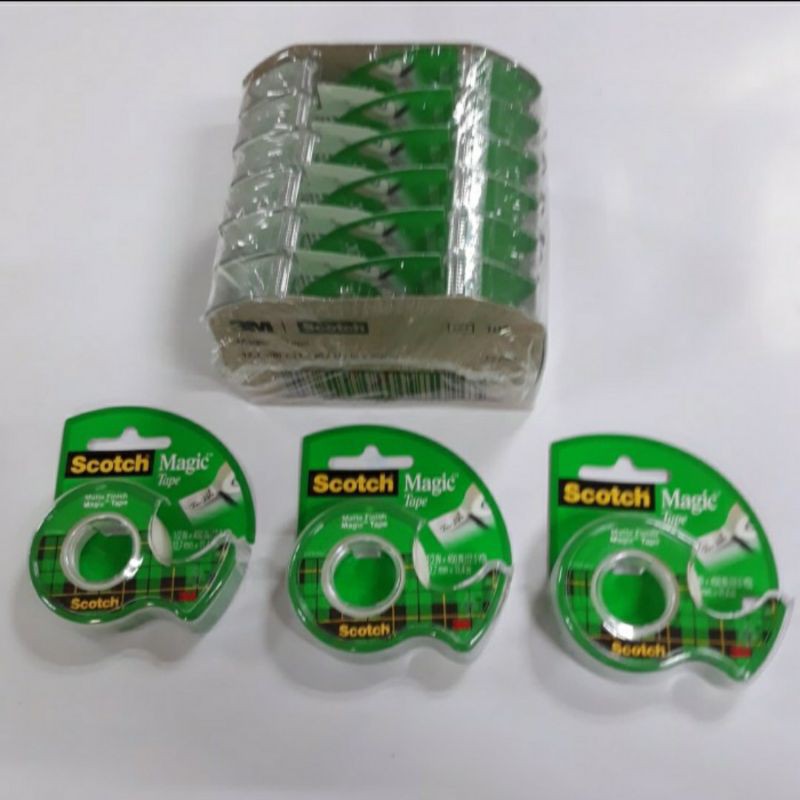 Scotch Magic Tape 3M - Ukuran 1/2 in × 450 in / Selotip Bening Uk 1/2 x 450 inch