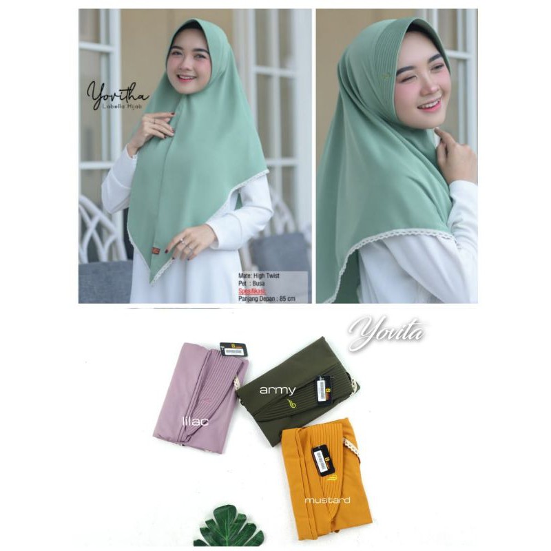 Kerudung instan / hijab instan YOVITHA BY LABELLA HIJAB