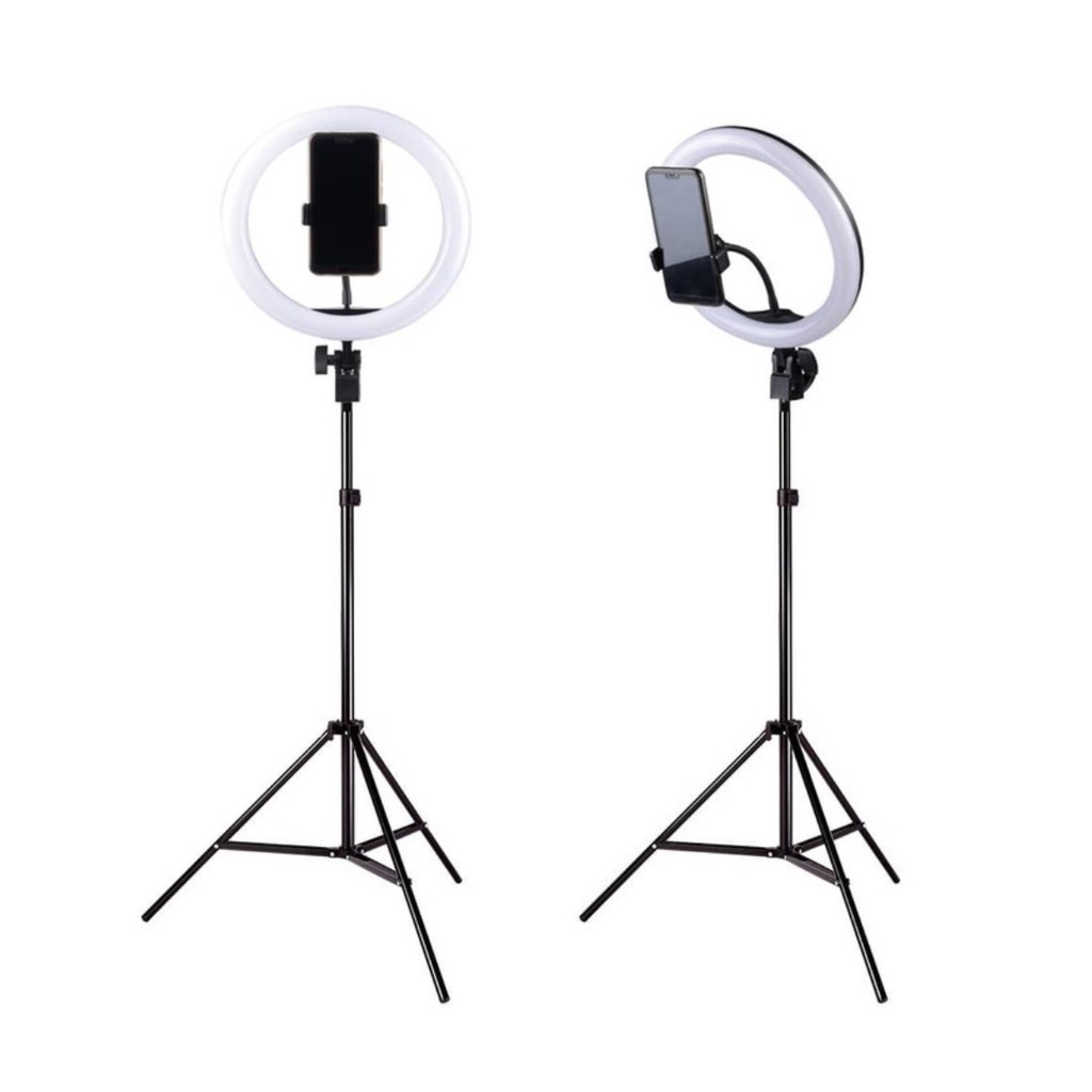 Ring Fill Light Lampu Selfie Studio Photo 20&amp;26cm With Phone Holder