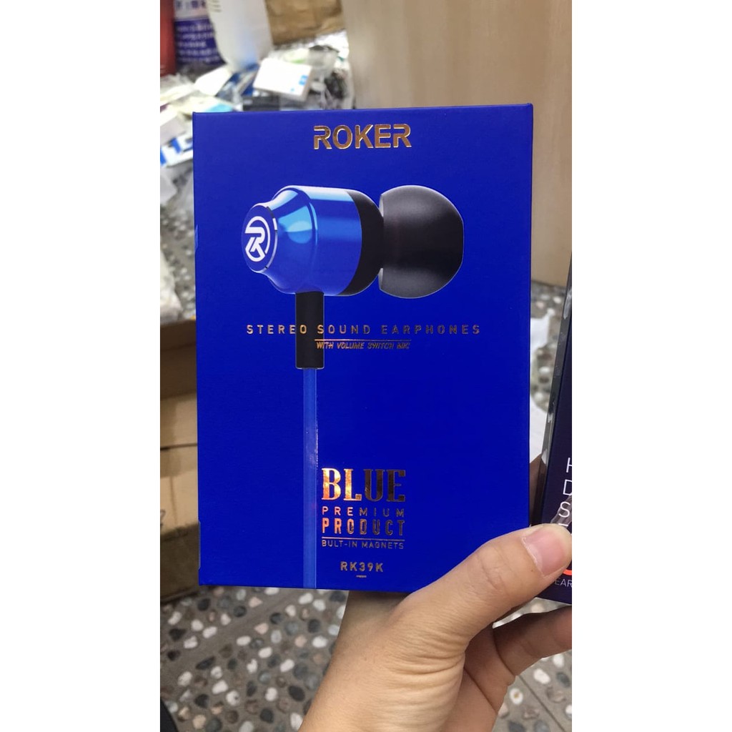 HEADSET/ HANDSFREE/ HF ROKER BLUE PREMIUM RK39K