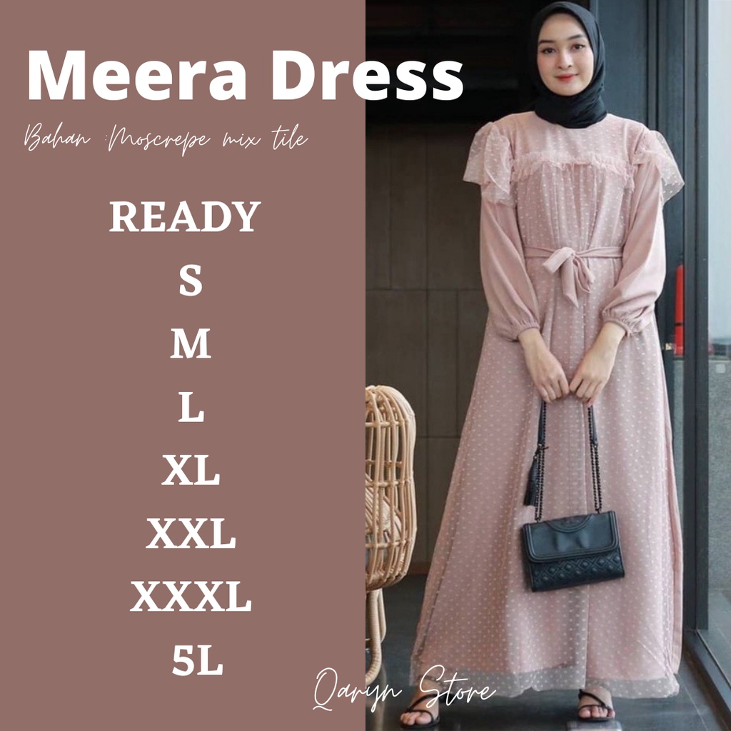 DRESS READY STOCK | REALPICT | Pakaian Wanita Murah Jumbo | Mira Dress | Tile Kekinian Murah | Dress Kondangan | OOTD Kondangan | Fashion Muslim Jumbo | Dress mix tile | Dress Kondangan hijab | Hijab | Dress-Mocca