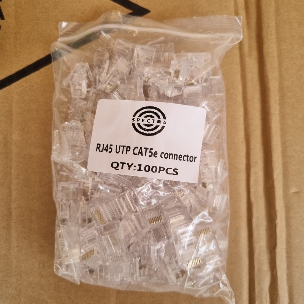 Konektor Rj45 Spectra Utp Cat5e Rj 45 100Pcs