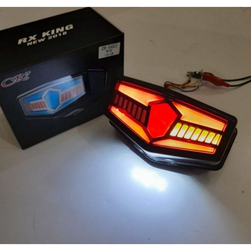 lampu stop rx king new led 3in1 stop lamp led rx king new lampu rem belakang led rx king new