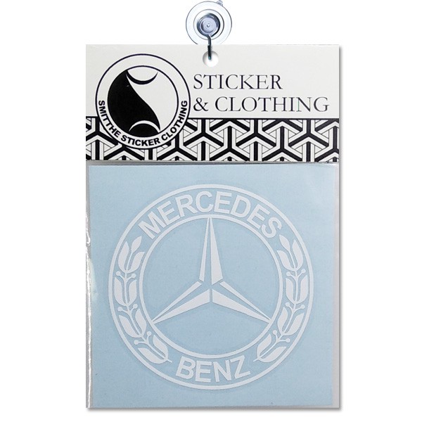 Stiker Mercedes Benz Logo Mercy Cutting Sticker aksesoris eksterior Mobil