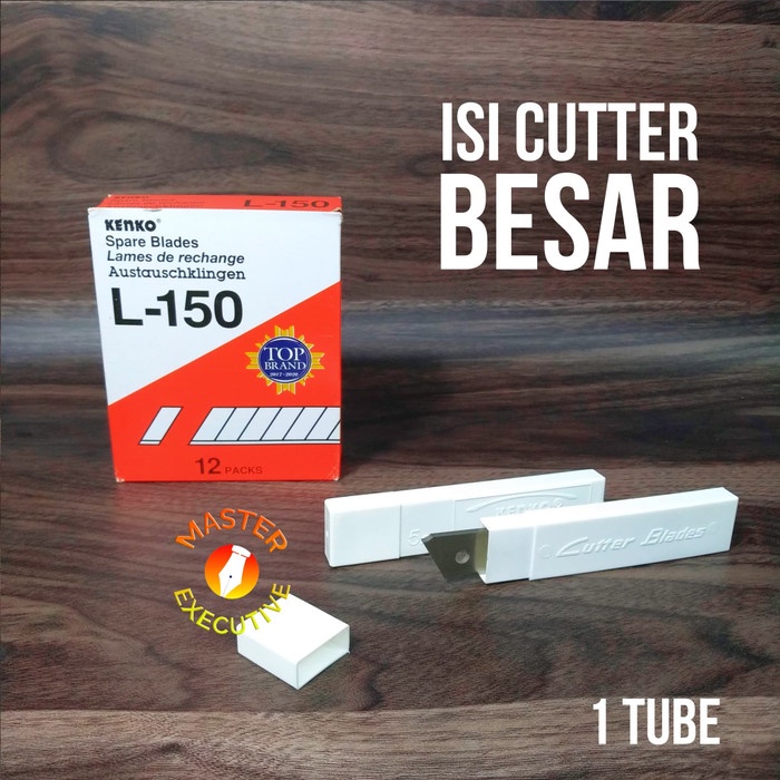 

kertas-pemotong- kenko isi cutter besar / big spare blades l 150 -pemotong-kertas.