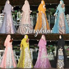 GAMIS SYARI 100 % ORIGINAL BRANDED MALIKA VOL 7 BY FARGHANI