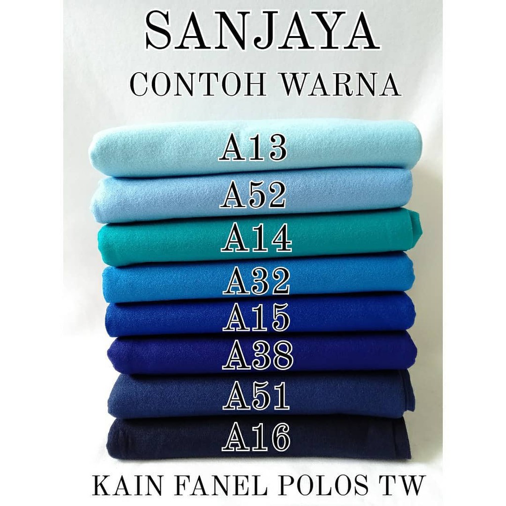 (PART 1) KAIN FLANEL / KAIN FANEL ROLL / KAIN WARNA WARNI / KAIN FANEL POLOS TW (TAIWAN) PER 1 ROLL