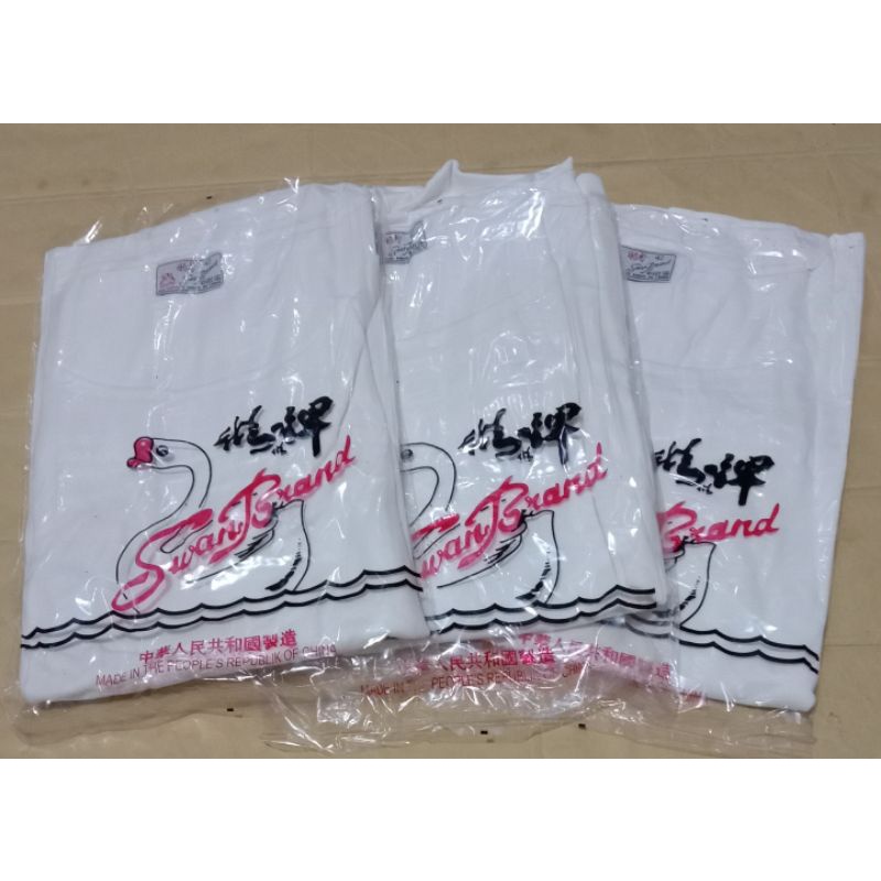 Kaos Oblong swan Brand Size 34- 42  Kaos dalam kaos Lengan Dalaman Katun