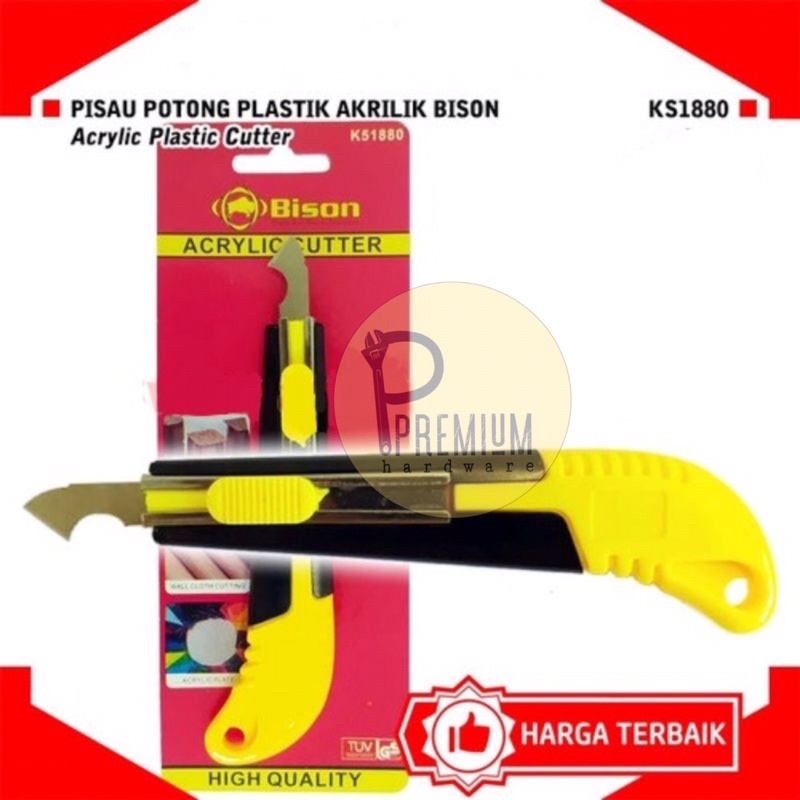 

PISAU CUTTER ACRYLIC BISON PISAU POTONG PLASIK AKRILIK KATER MIKA