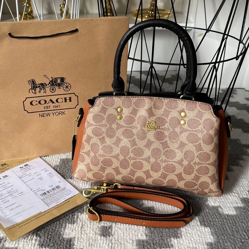 Coach Signature Sage carryall bag tas selempang wanita sb