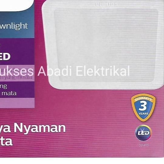 12.12 . PHILIPS DOWNLIGHT LED MESON SQUARE 13W KOTAK 13 watt - Putih New.,,,**