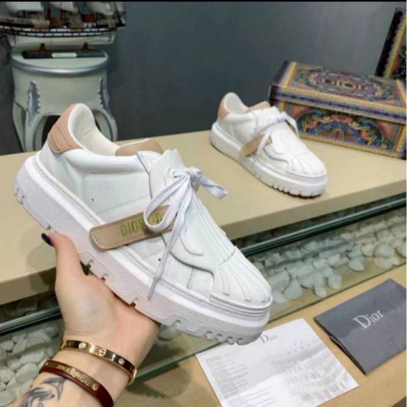 sepatu wanita sneaker mirror vip shoes cewek putih type lv 900 top Brand P1SHOES