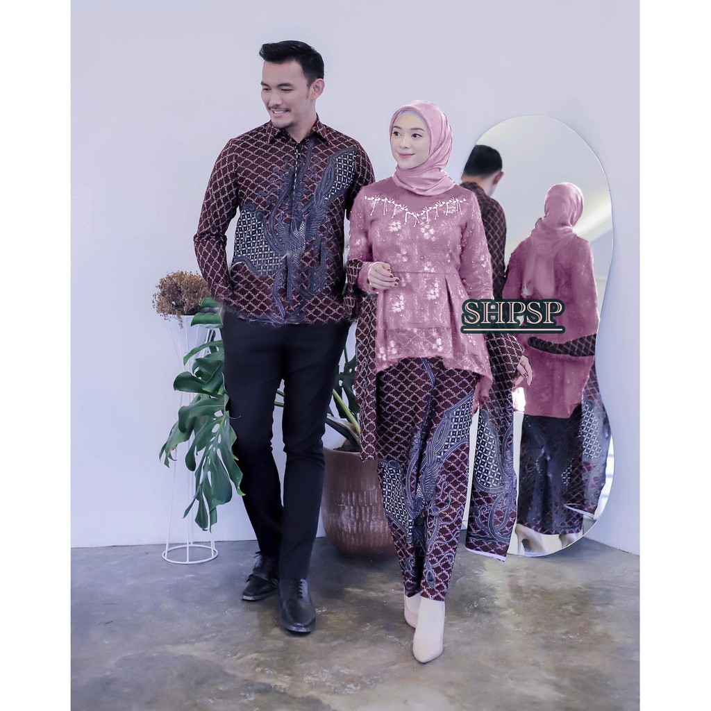 New Arrival - SHOPASHOP SOLO Batik Kebaya Couple Yunika Payet Ronce