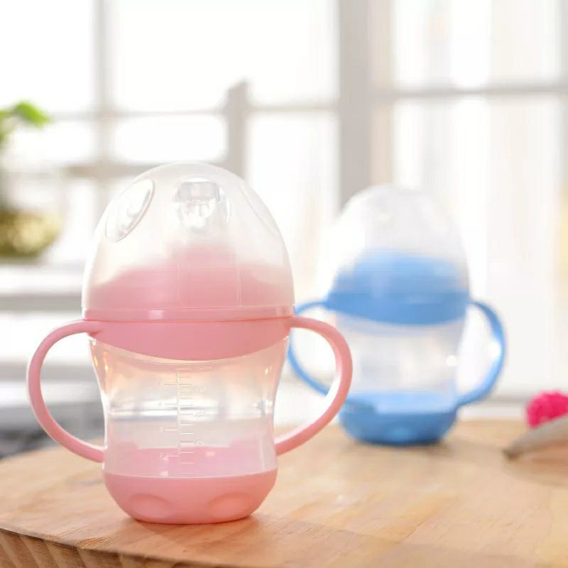 Botol Minum Bayi Spout Silicone Baby Training Cup Gelas Minum Bayi SIlikon