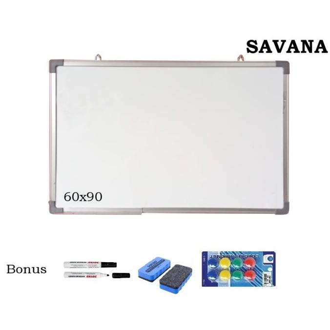 

Papan Tulis Whiteboard Gantung Magnet Javana Single Face 60 x 90 cm