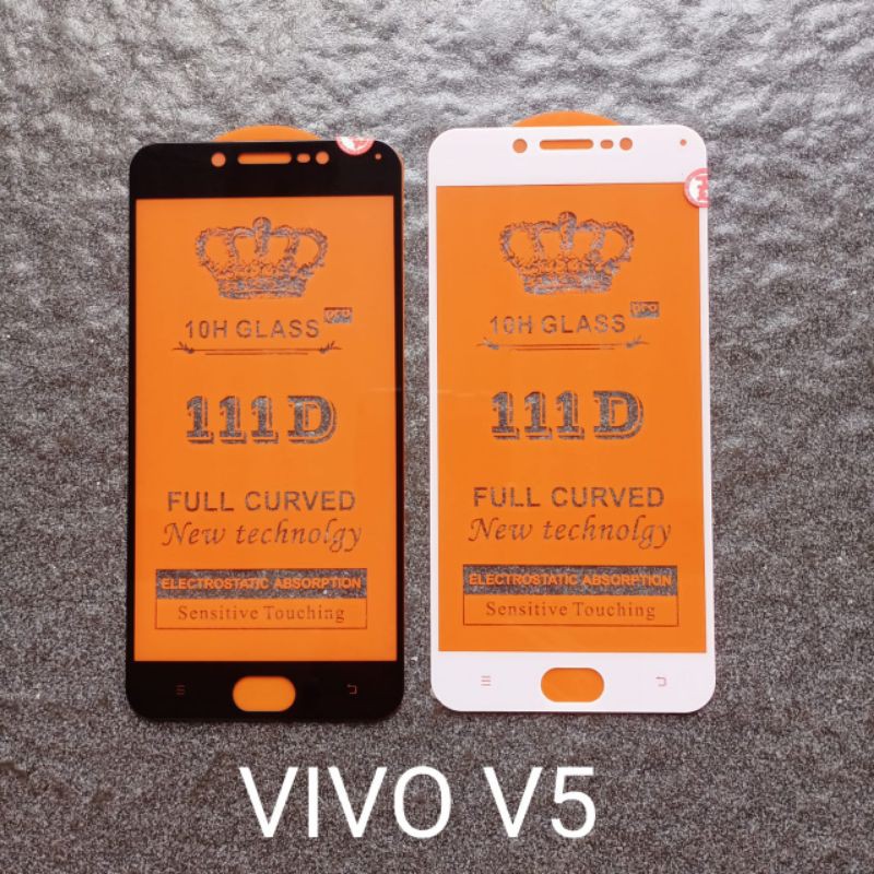 Tempered glass Vivo V5 V5S Y67 . V5+ V5 Plus . V7 . V9 Y85 . Z1 Pro Z5X full layar anti gores kaca screen guard pelindung layar