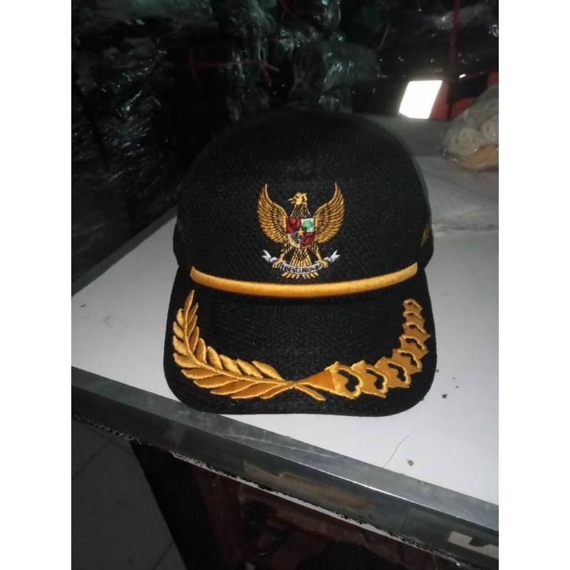 RPM topi bordir ples nama