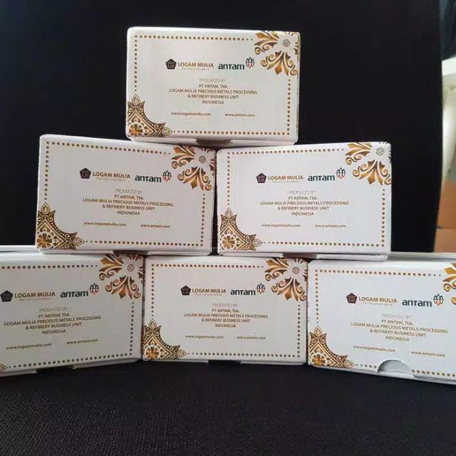 Kardus / Kotak Logam Mulia / Antam Promo