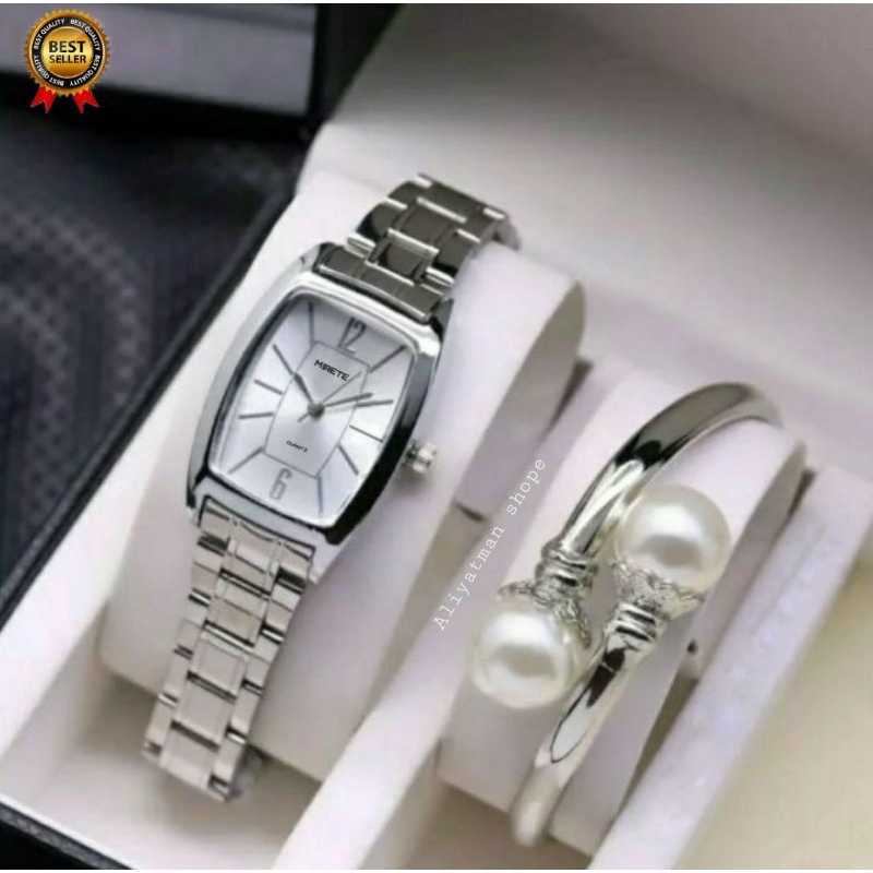 JAM MIRETE RANTAI CEWEK/WANITA MODEL KEKINIAN SIMPLE JAM TANGAN WANITA ANTI AIR JAM TANGAN CEWEK SPORTY MIRETE ORIGINAL