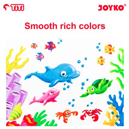 IDOLAKU Oil Pastel Krayon Minyak Joyko TiTi OP-36S 36 Warna Colors / Crayon