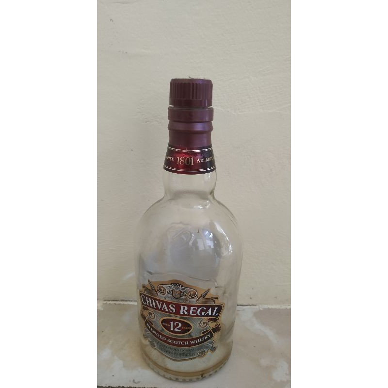 botol bekas chivas regal 12 / pajangan / hiasan