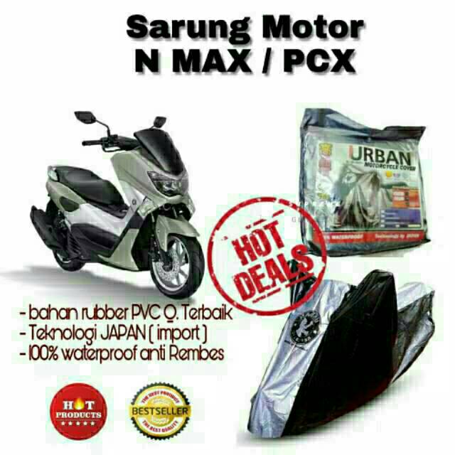 COVER SARUNG SELIMUT TUTUP MOTOR URBAN WATERPROOF HONDA YAMAHA VESPA SUZUKI BEBEK VARIO BEAT JUPITER