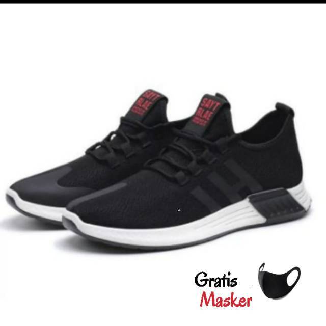 Sepatu Sneaker SAYTRLE sepatu pria sneakers casual putih merk sandal model sport keren terbaru boots
