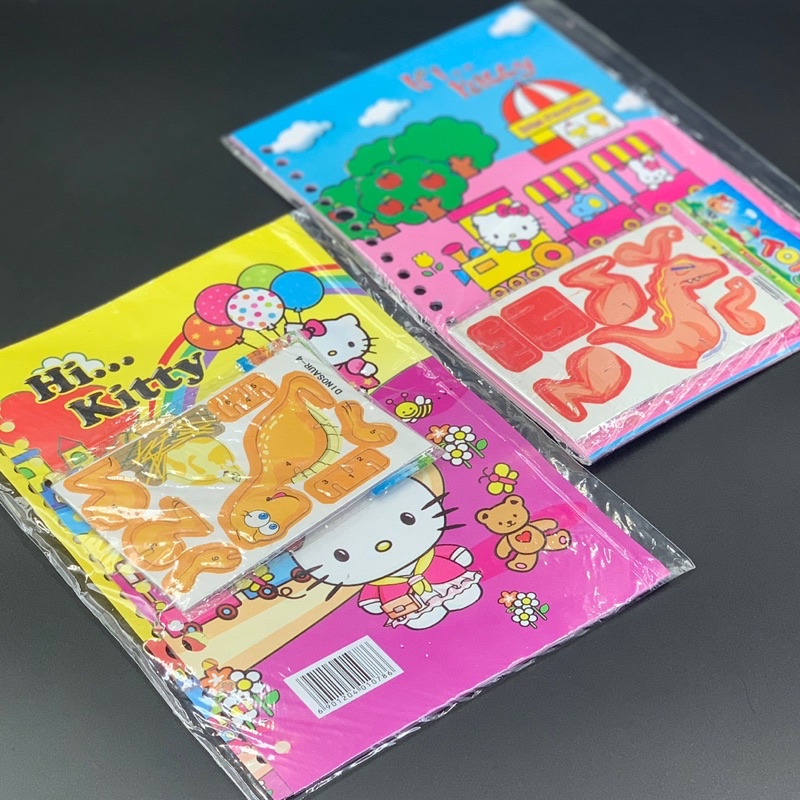 

Kertas blinder Hellokitty plus stiker A5 isi 20lbr